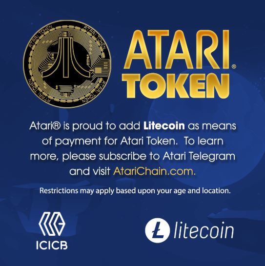 Atari® Partners with Litecoin Foundation, Adding Litecoin As Means of Payment for Upcoming Atari Token, Atari VCS Game System, and Other Future Products